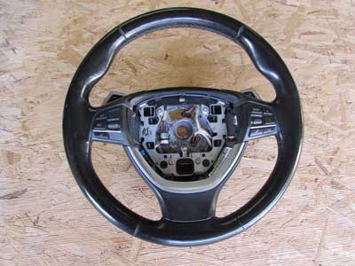 BMW Sport Heated Steering Wheel w/ Paddle Shifters 32336792424 F10 528i 535i 550i F12 640i 650i F01 750i